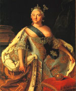 A.P. Antropov, Portrait of Queen Elizabeth Petrovna.